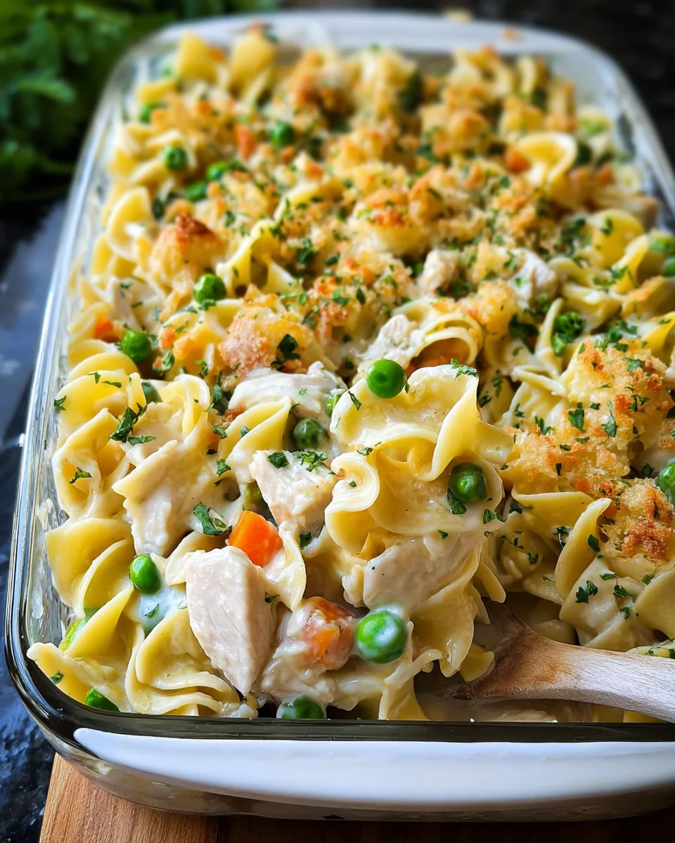 Chicken Noodle Casserole 20 Chicken