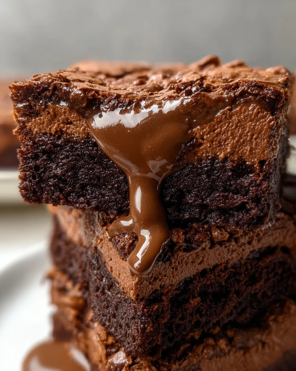Chocolate Mousse Brownies Recipe