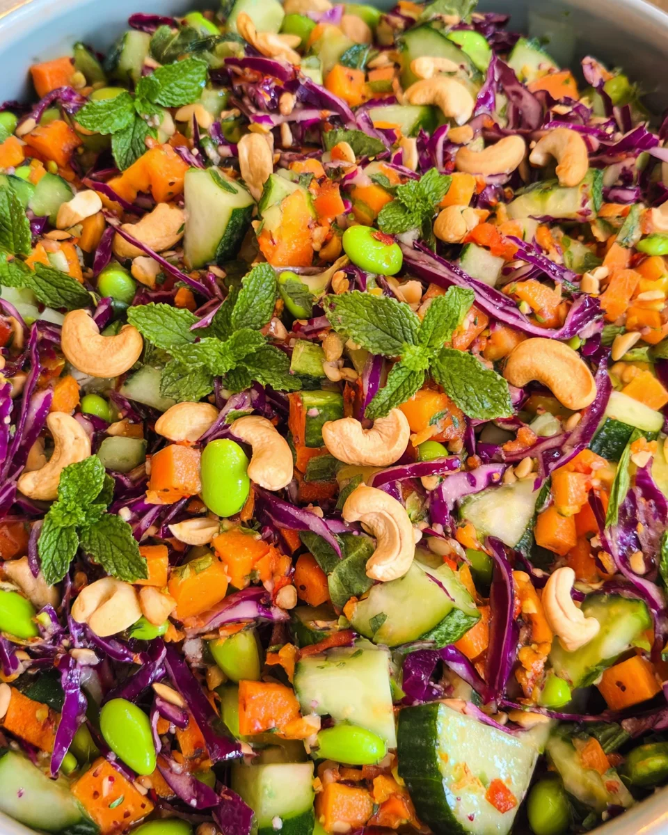 Chopped Asian Salad (Miso Dressing) 23 Chopped