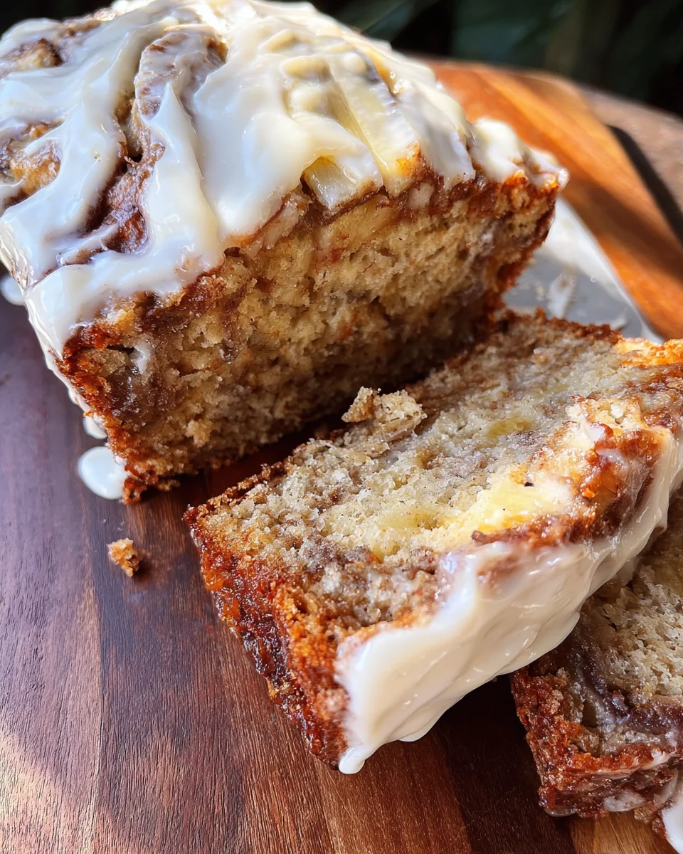 Cinnamon Roll Banana Bread 20 Cinnamon