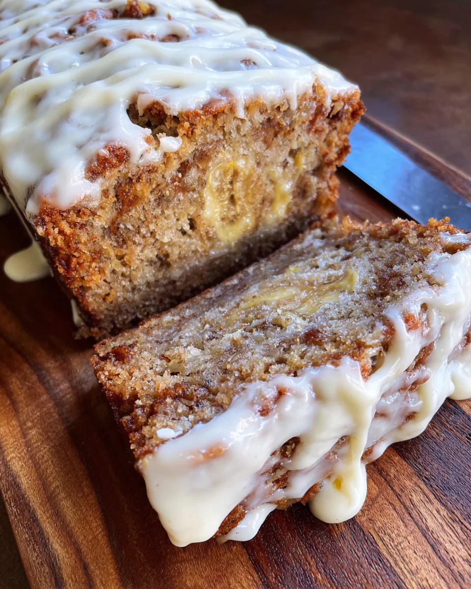 Cinnamon Roll Banana Bread 21 Cinnamon