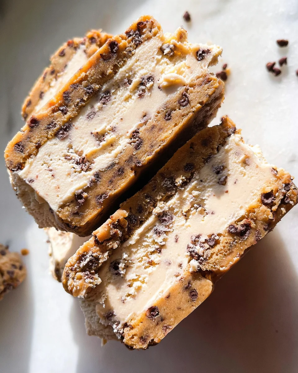 Cookie Dough Vegan Ice Cream Sandwiches (Easy + No-Bake!)