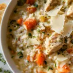 Creamy Chicken and Rice Soup 35 Creamy Chicken and Rice Soup