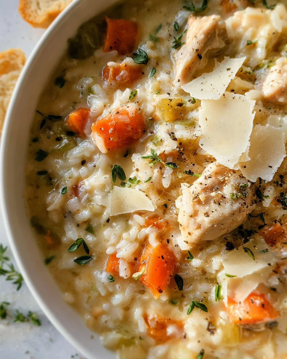 Creamy Chicken and Rice Soup