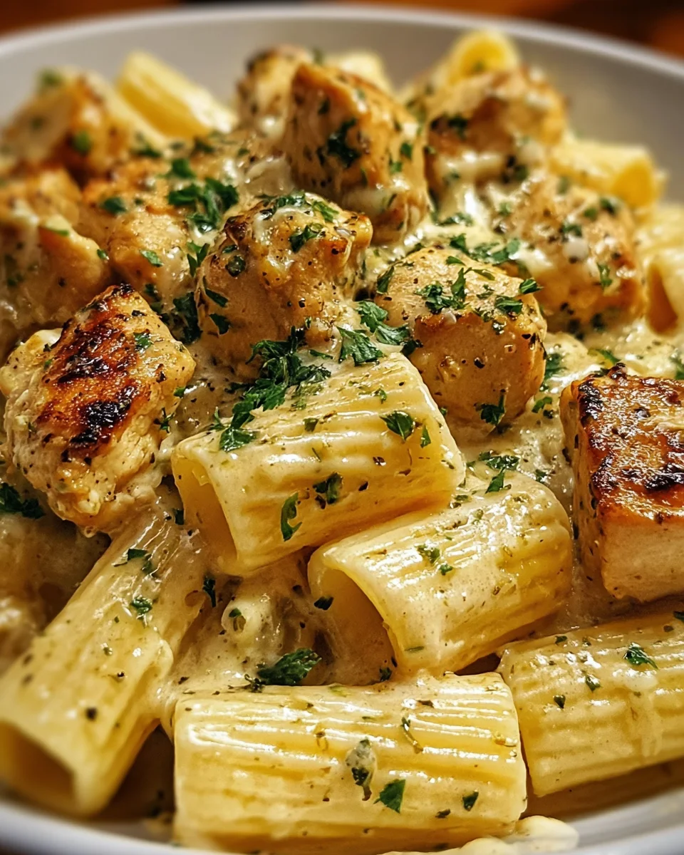 Creamy Garlic Butter Chicken and Rigatoni in Parmesan Sauce 24 Creamy Garlic Butter Chicken and Rigatoni in Parmesan Sauce