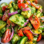 Cucumber Tomato Avocado Salad 23 Cucumber Tomato Avocado Salad