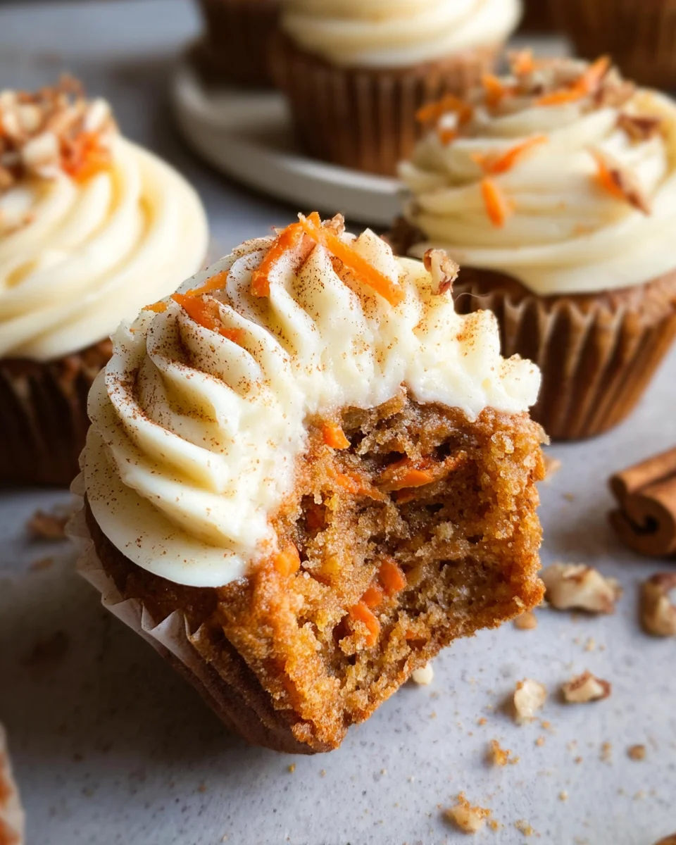 Easy Carrot Cake Cupcakes
