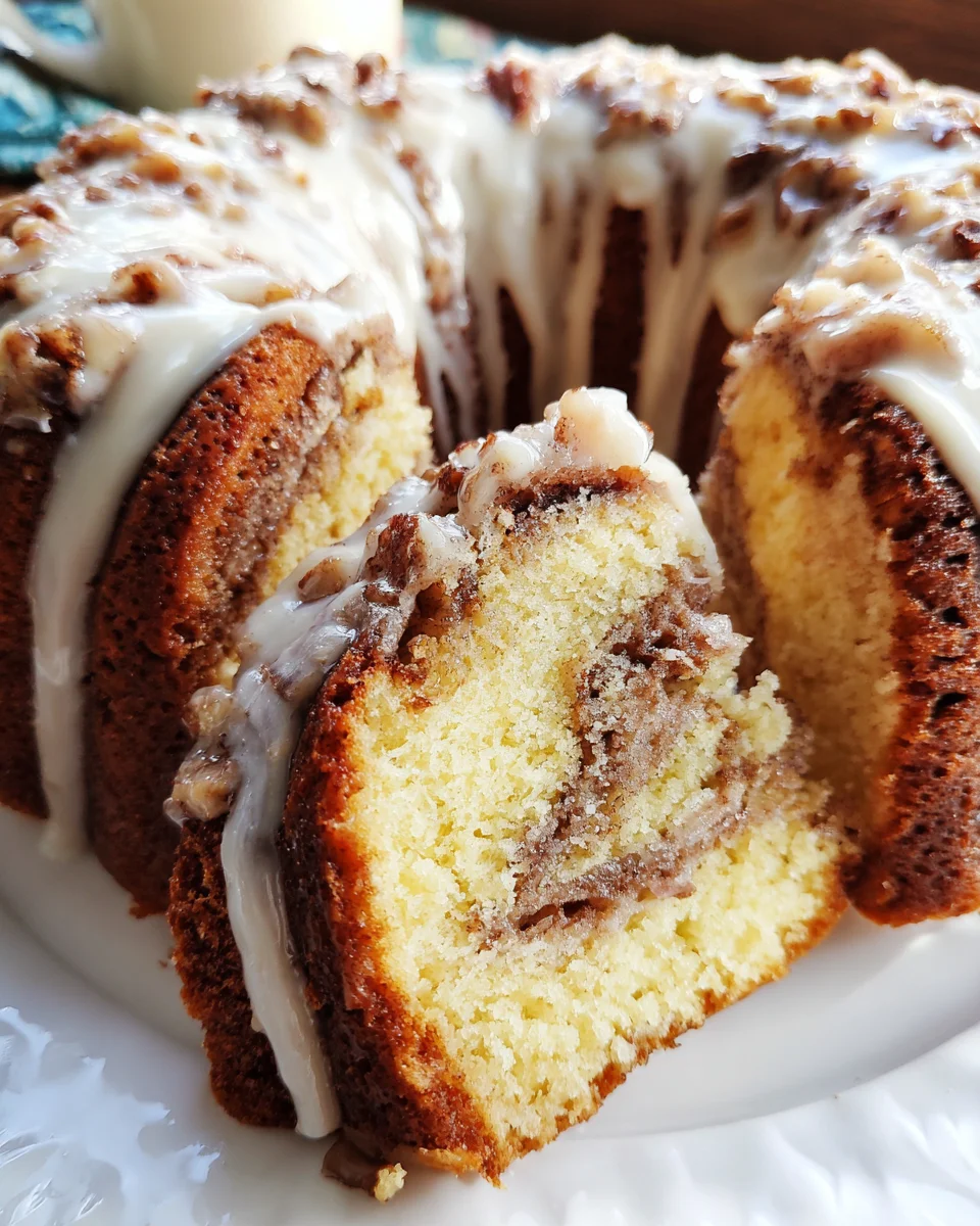 Easy Cinnamon Roll Bundt Cake