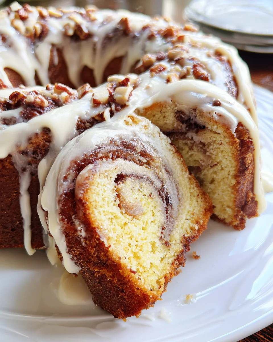 Easy Cinnamon Roll Bundt Cake 20 Easy
