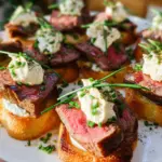 Easy Steak Crostini (with Horseradish Sauce) 20 Easy Steak Crostini (with Horseradish Sauce)