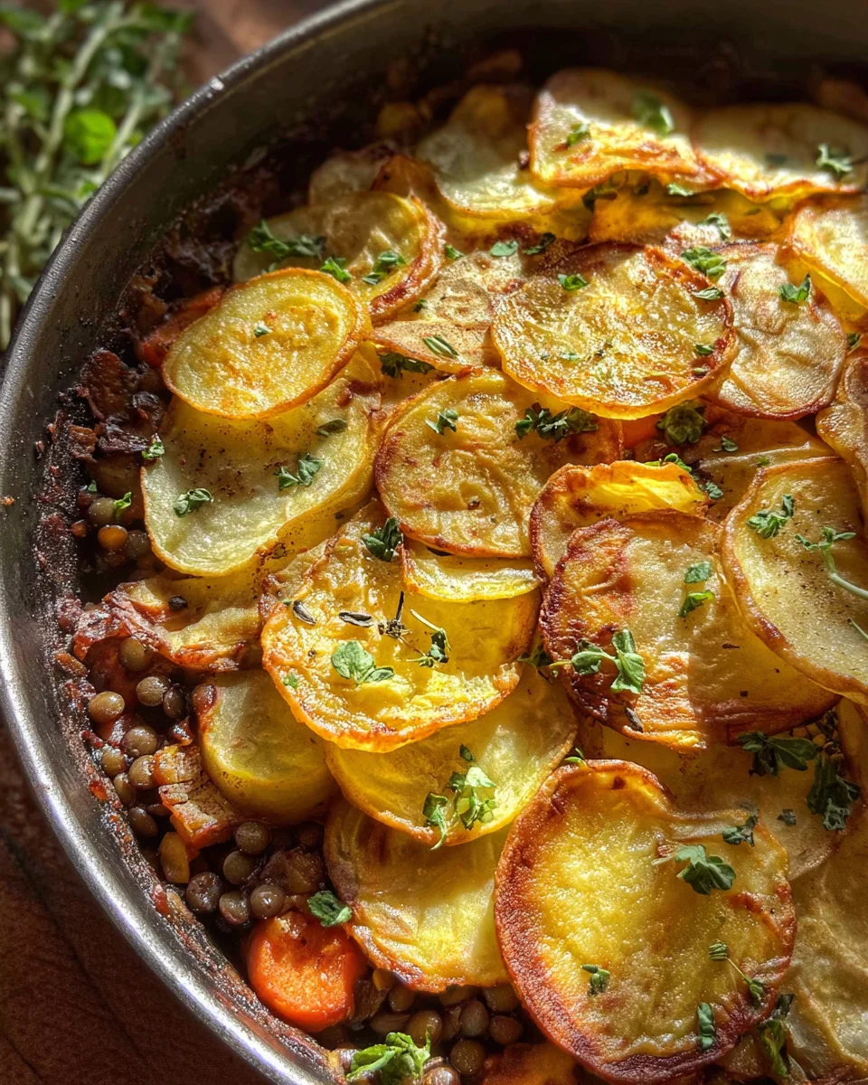 Easy Vegan Hotpot with Lentils