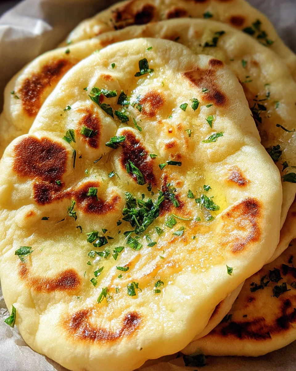 Easy Vegan Naan