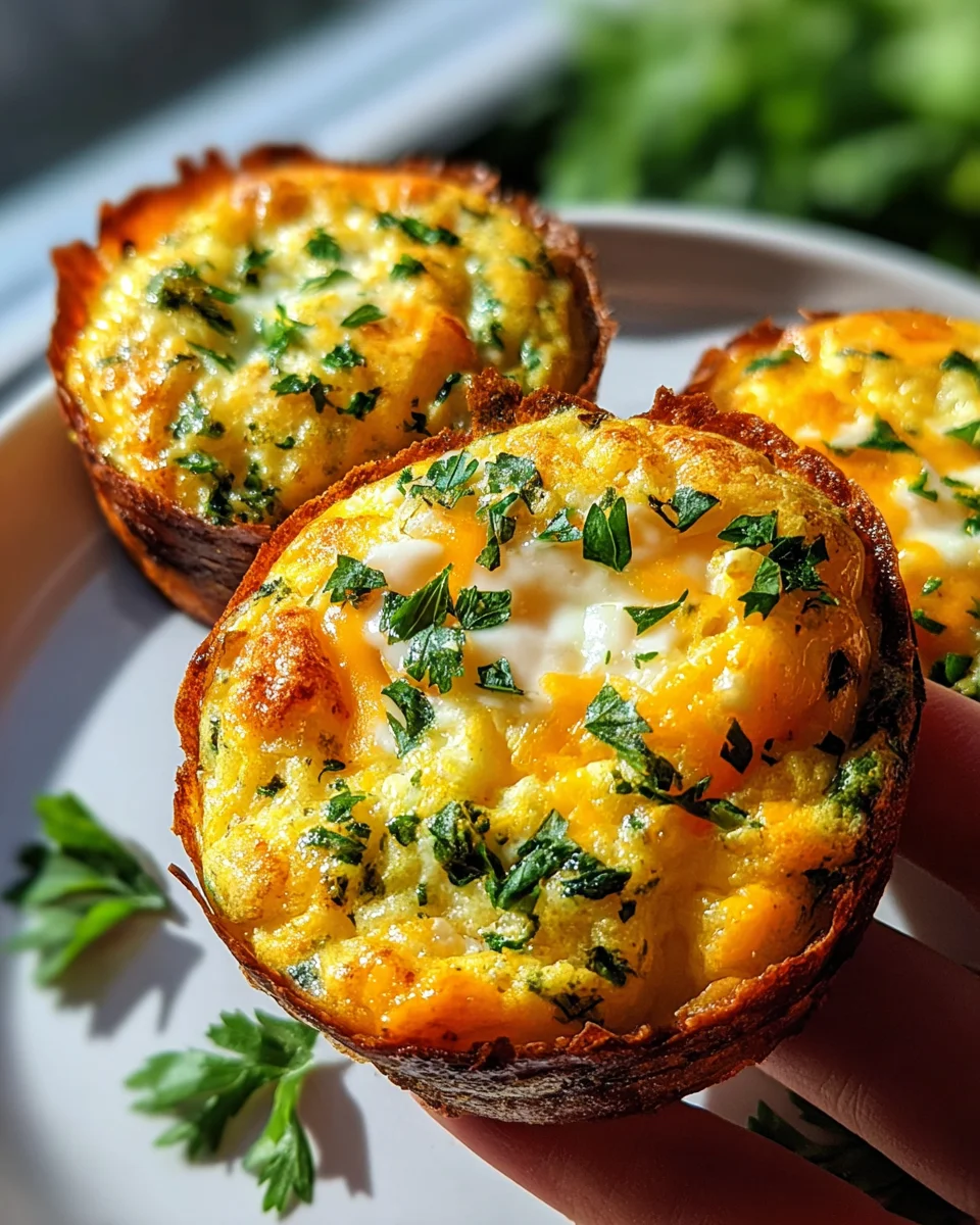Fluffy Cottage Cheese Egg Muffins
