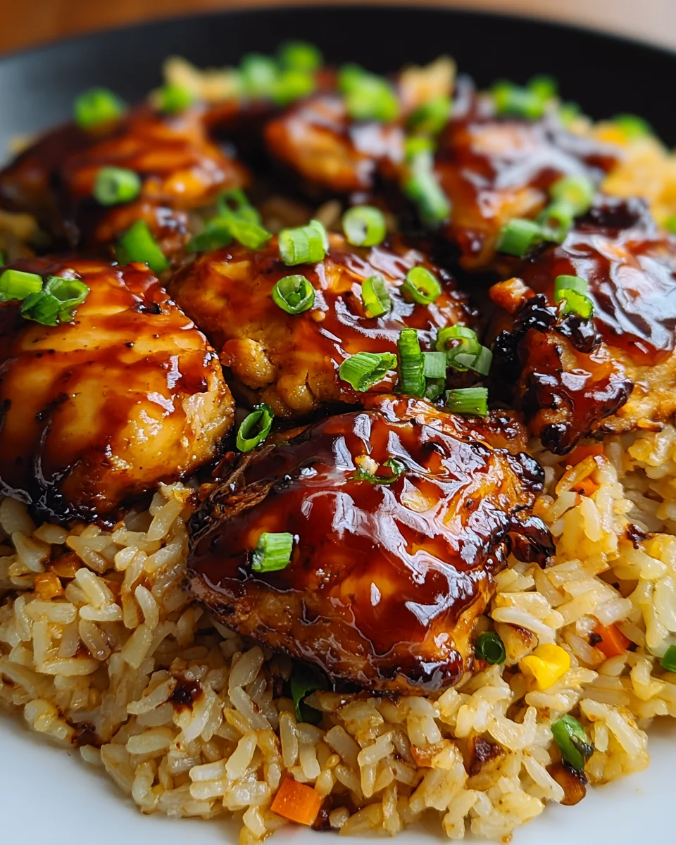Honey BBQ Chicken Rice 23 Honey