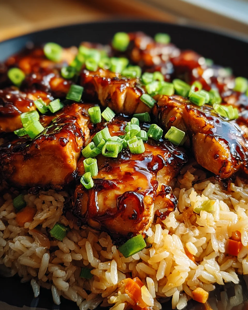Honey BBQ Chicken Rice 24 Honey