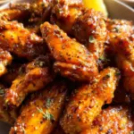 Honey Lemon Pepper Wings 27 Honey Lemon Pepper Wings