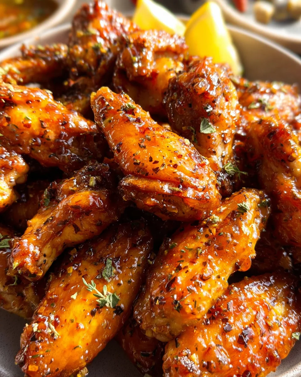 Honey Lemon Pepper Wings