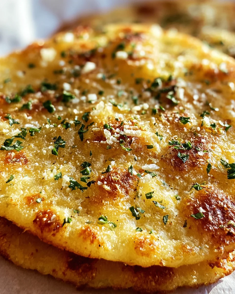 Keto Garlic Flatbread