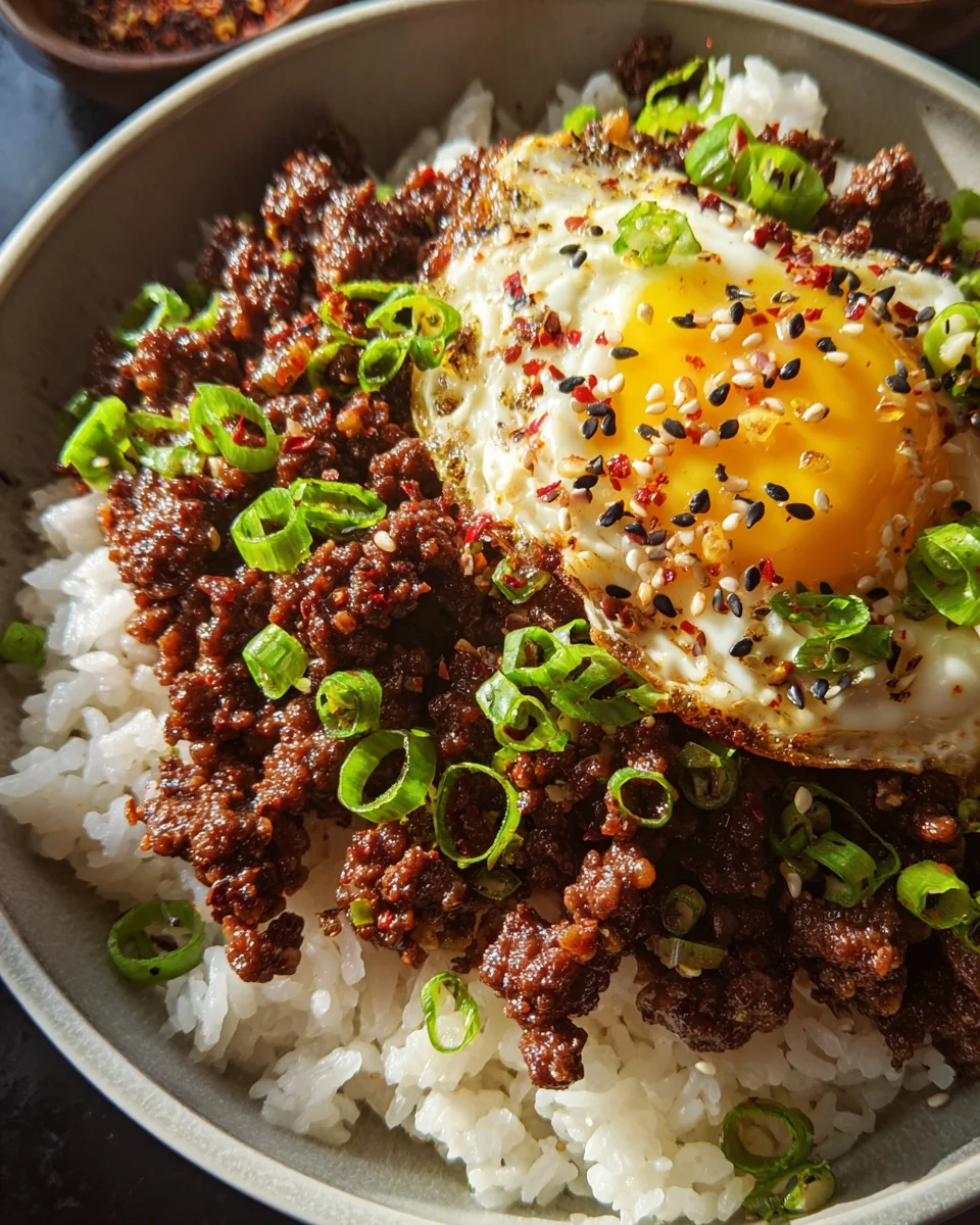 Korean Ground Beef Bowl (25-Minutes) 18 Korean