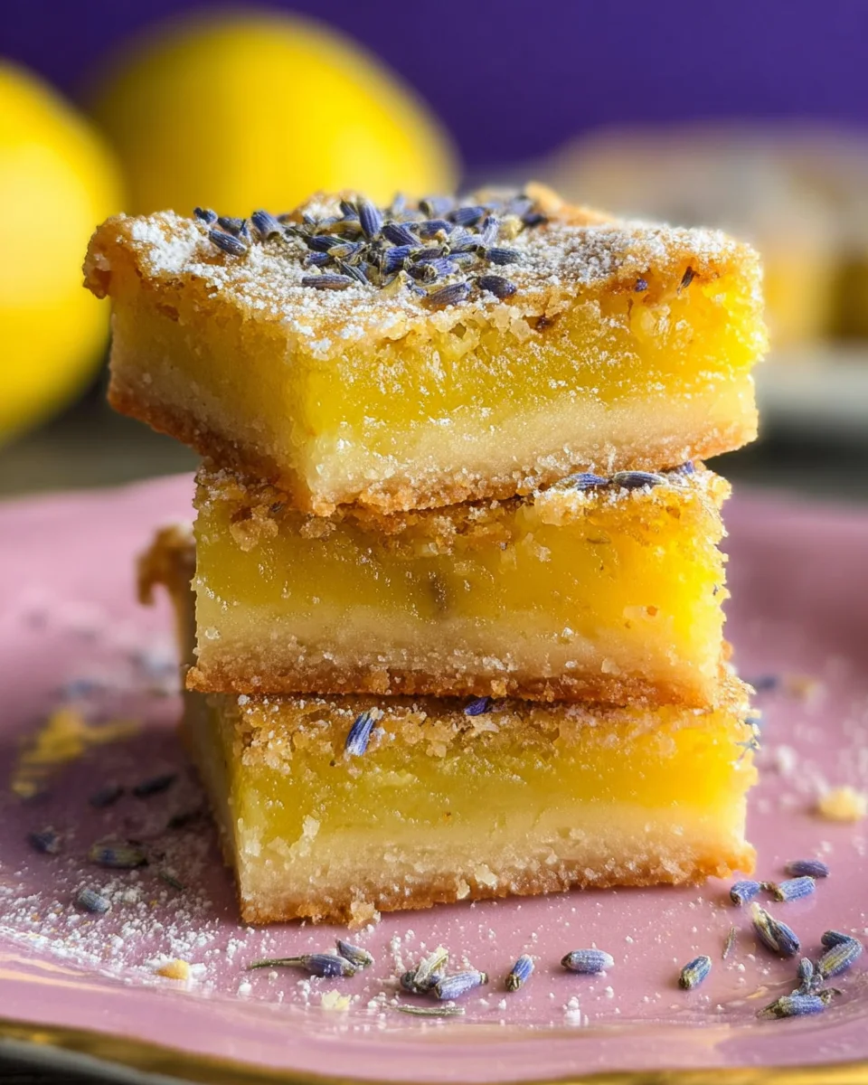 Lavender Lemon Bars 26 Lavender Lemon Bars