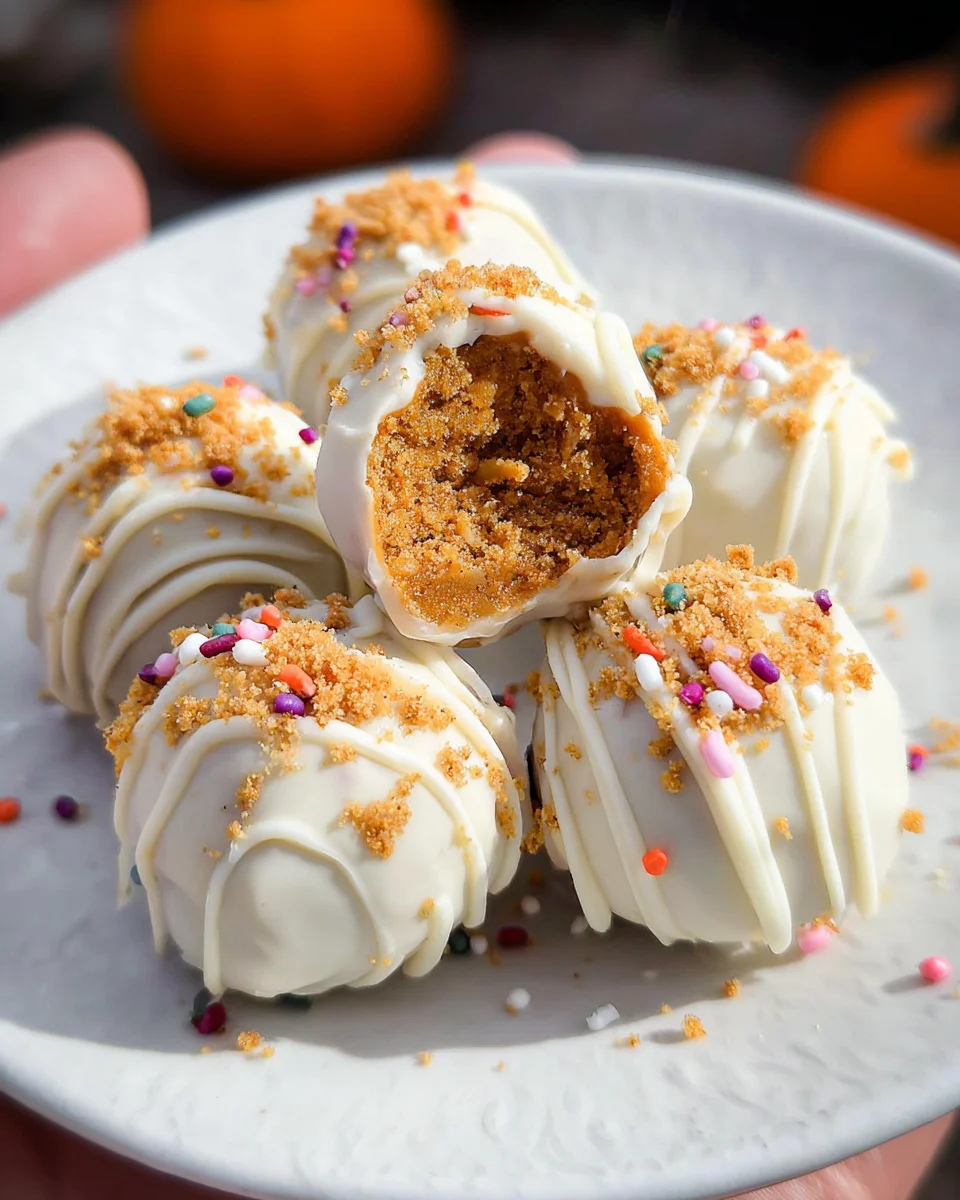 No Bake Pumpkin Balls 20 No