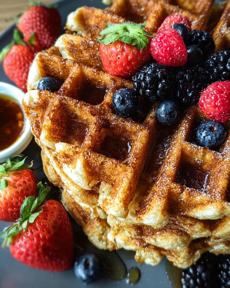 Oatmeal Cottage Cheese Waffles 14 Oatmeal