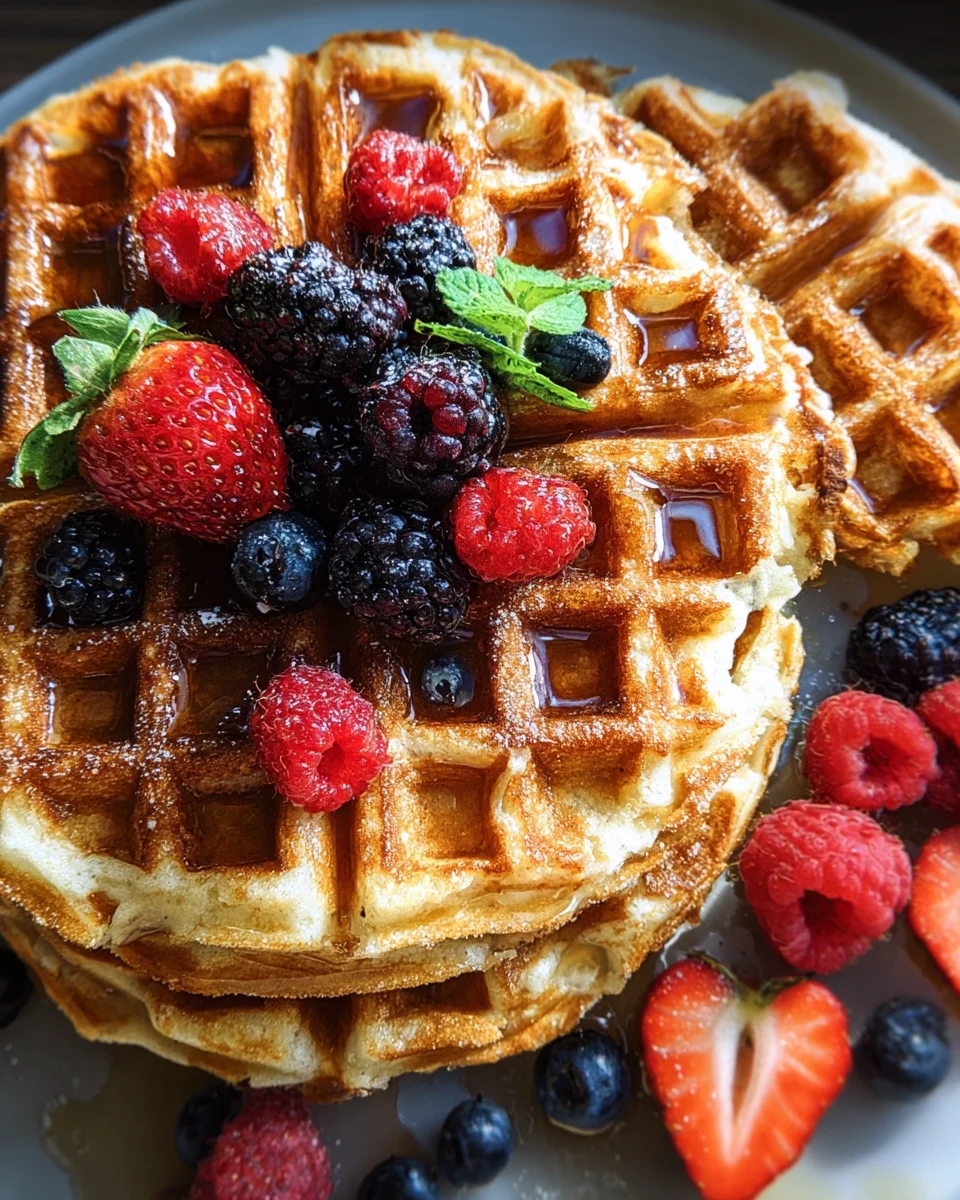 Oatmeal Cottage Cheese Waffles 15 Oatmeal