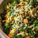 Orzo Kale Salad with Lemon Vinaigrette