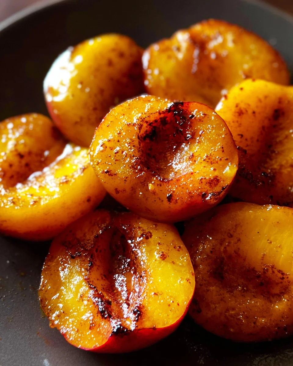 Pan Fried Peaches