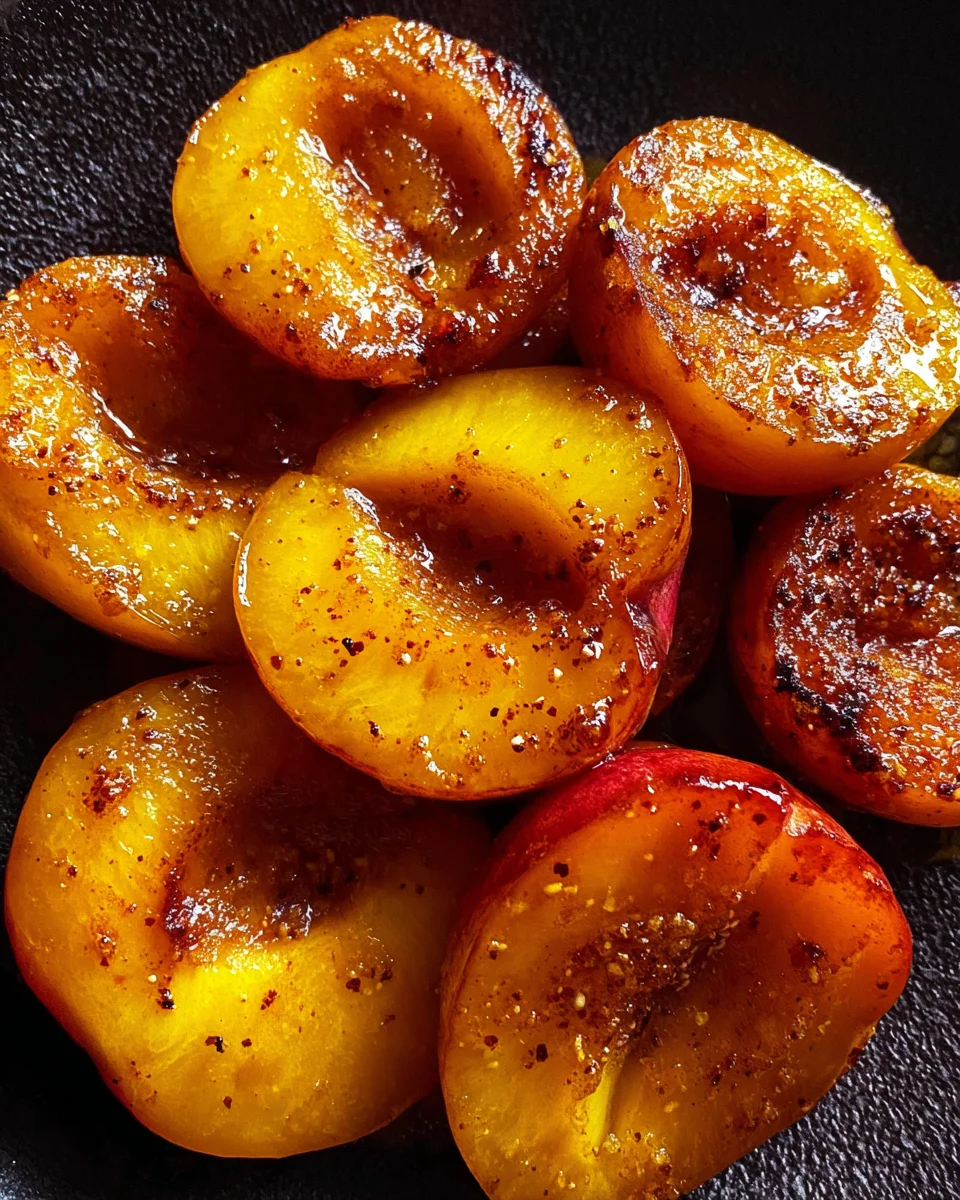 Pan Fried Peaches 17 Pan