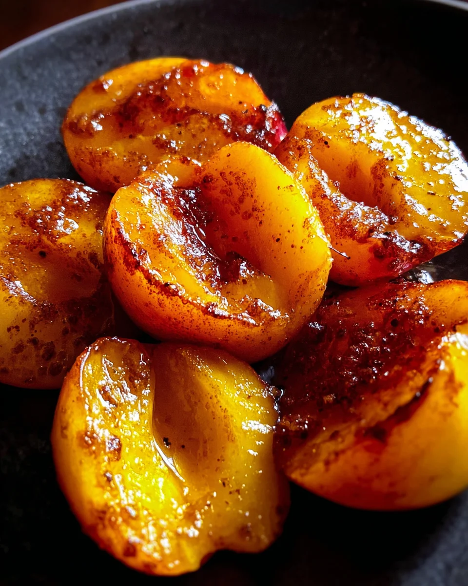 Pan Fried Peaches 18 Pan
