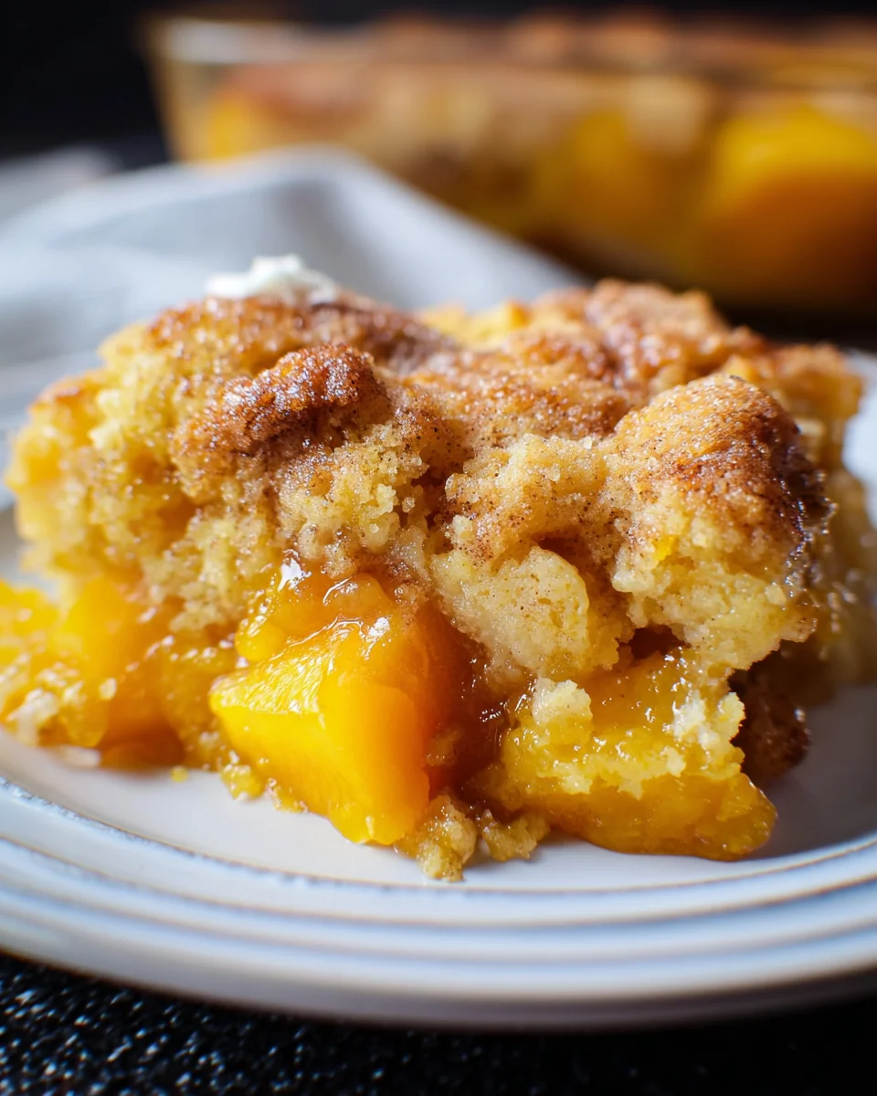Peach Cobbler with Cake Mix 18 Peach