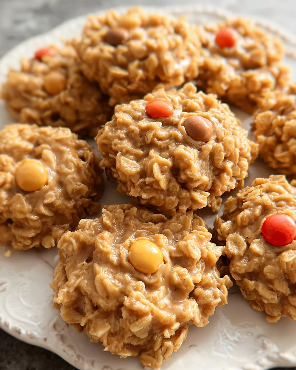 Peanut Butter No Bake Cookies