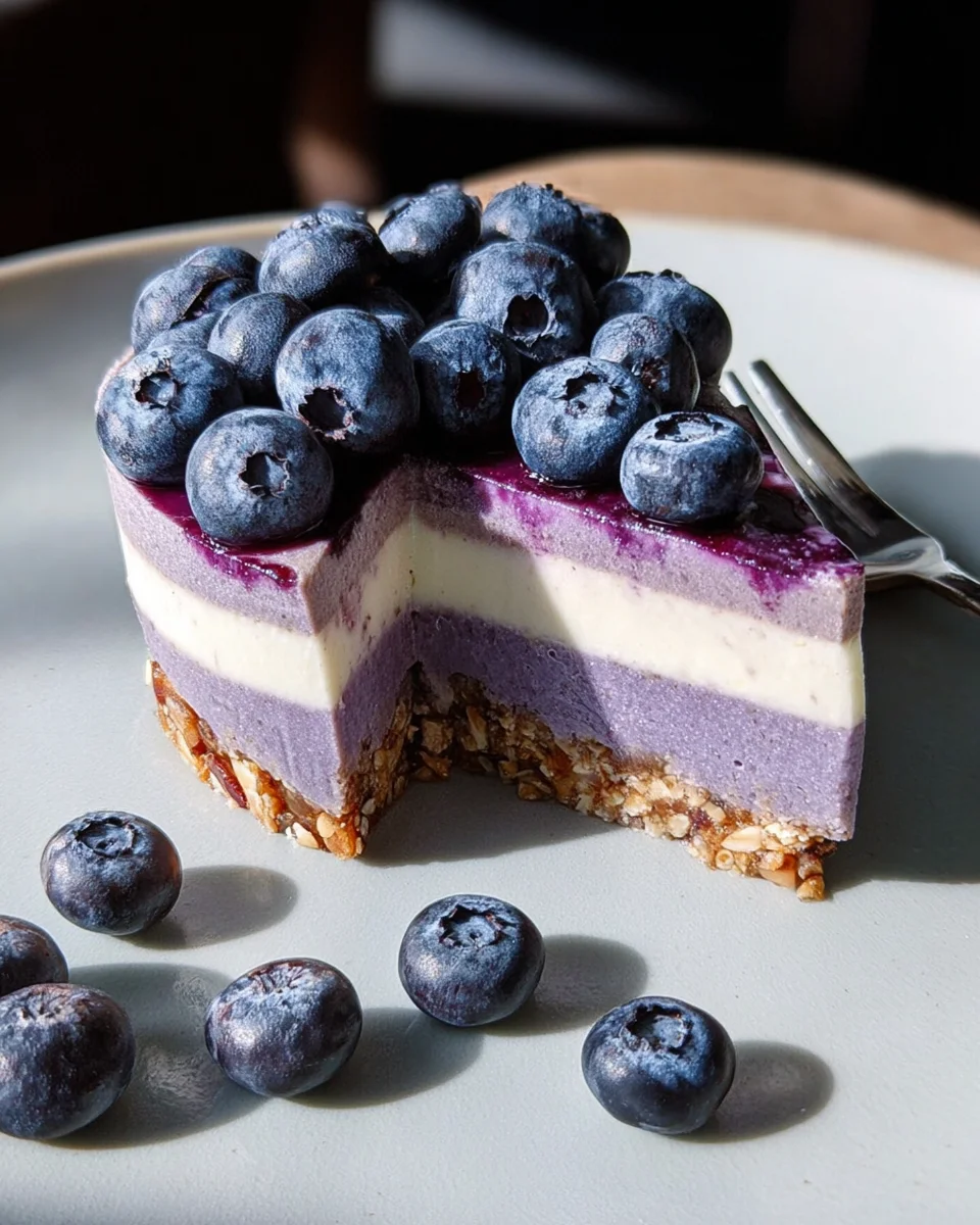 Raw Vegan Blueberry Cheesecake 21 Raw