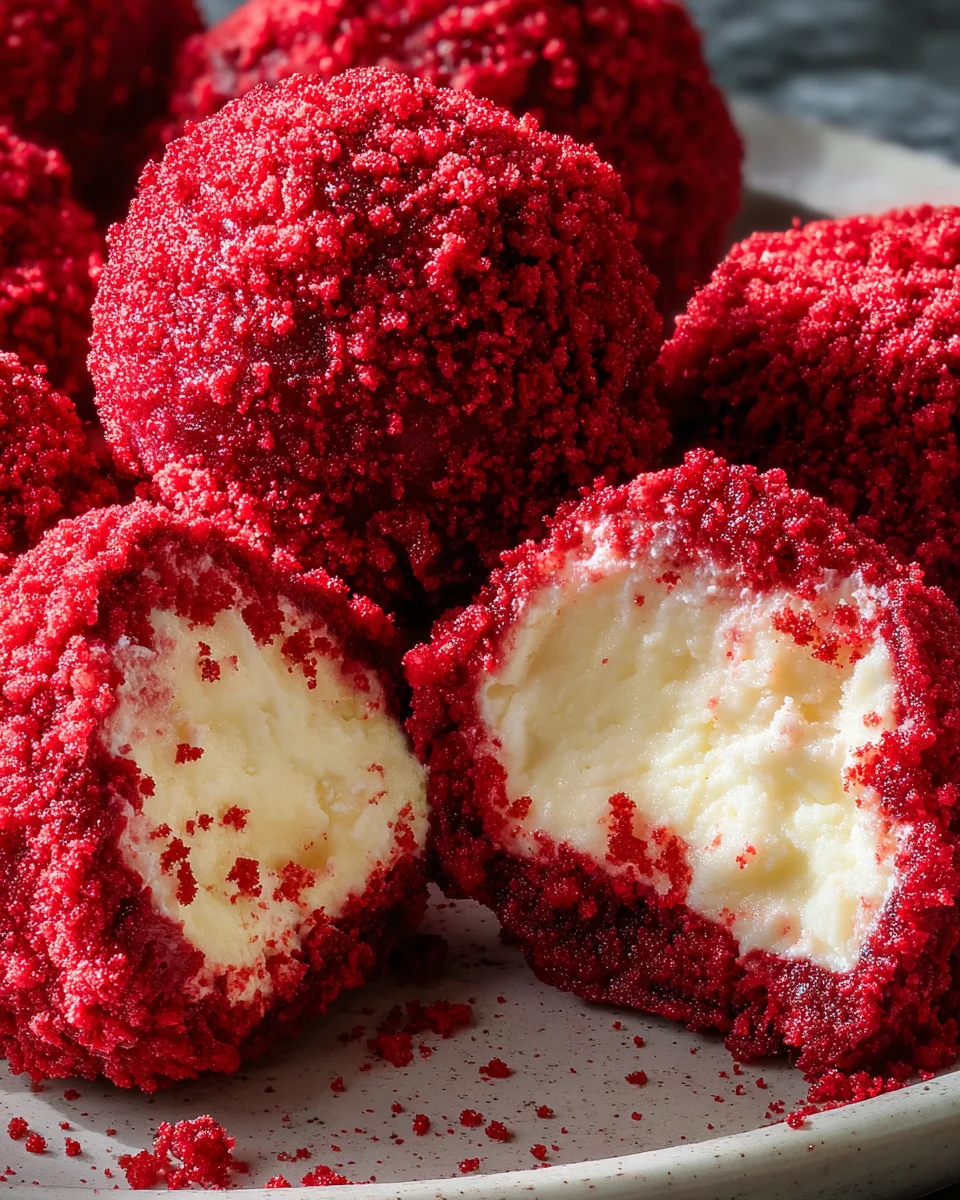 Red Velvet Cheesecake Bites