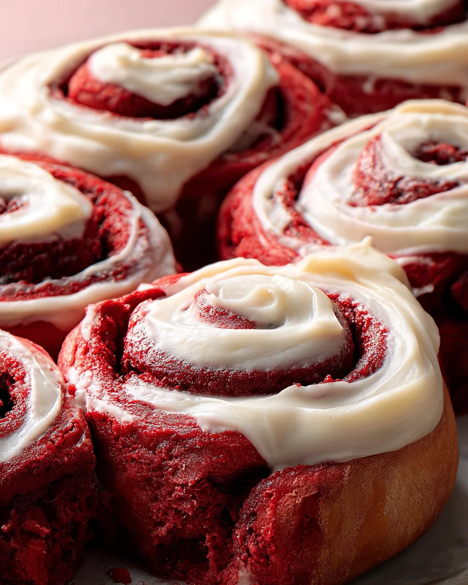 Red Velvet Cinnamon Rolls