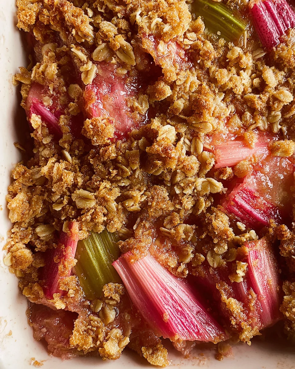 Rhubarb Crisp
