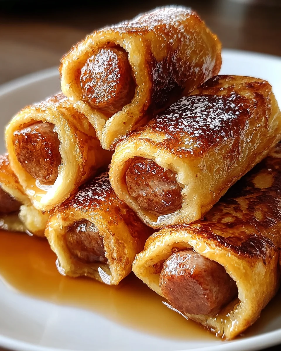 Sausage French Toast Roll-Ups Recipe 19 Sausage