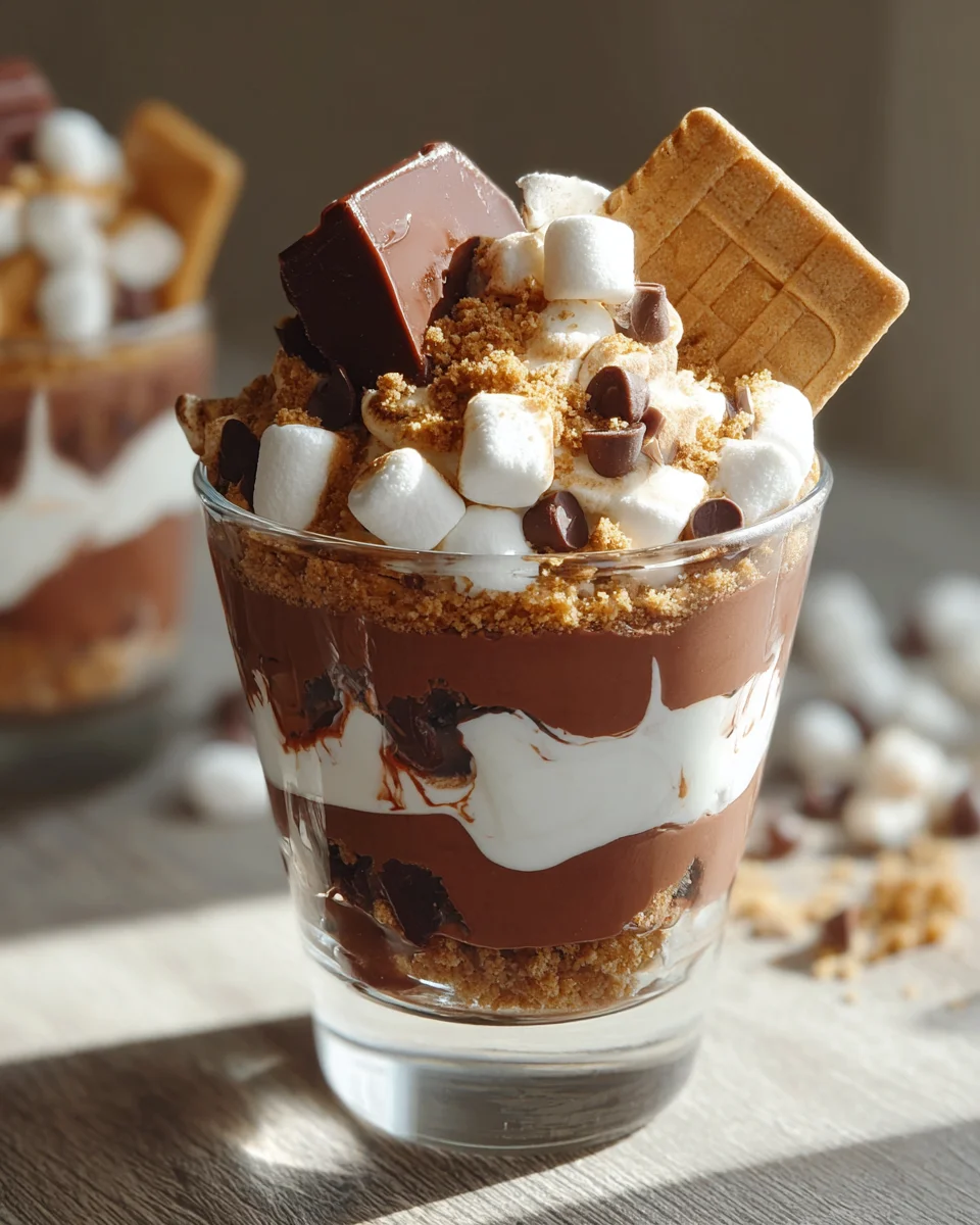 Smores Pudding Cups 18 Smores
