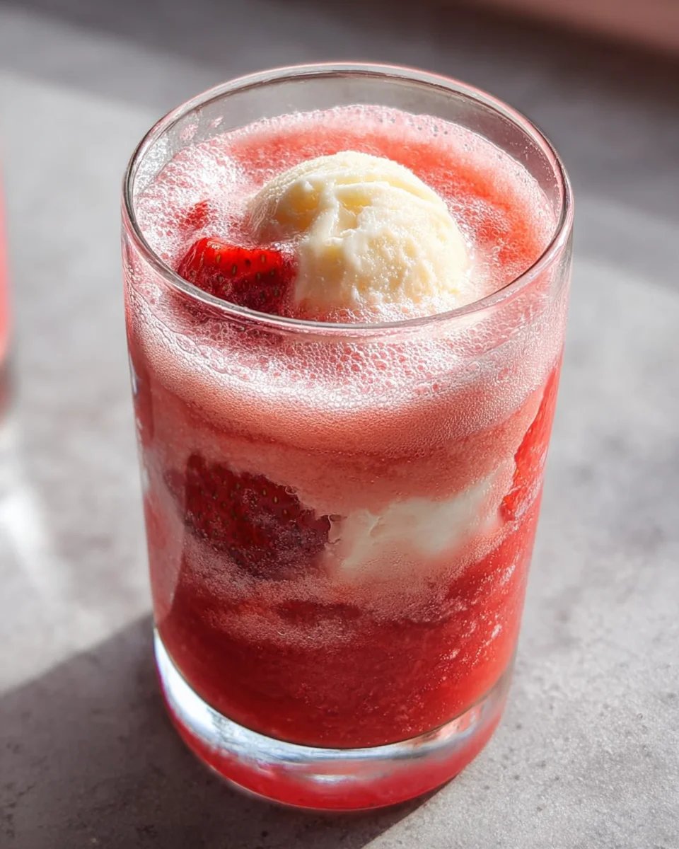 Sparkling Strawberry Float 13 Sparkling