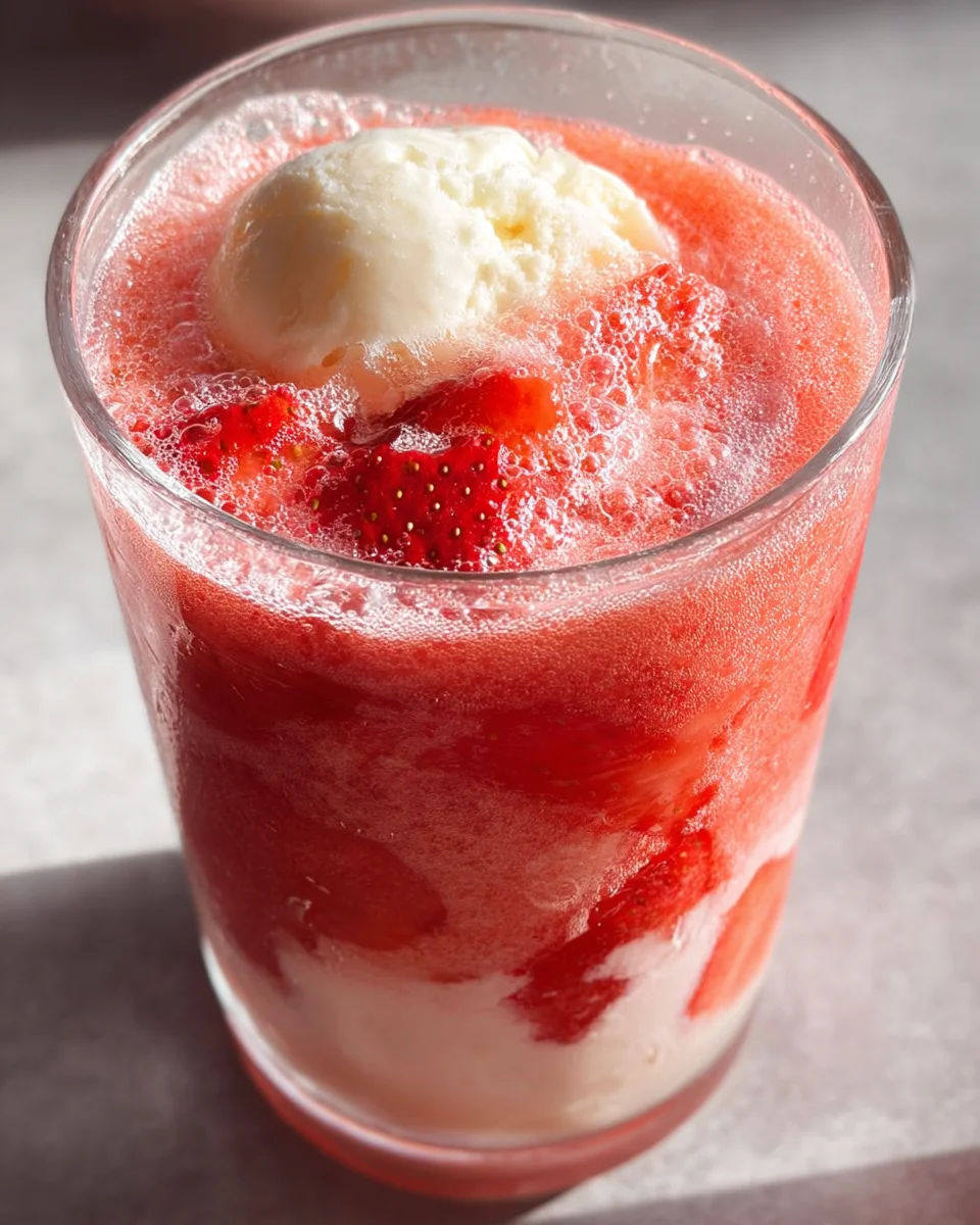 Sparkling Strawberry Float 14 Sparkling