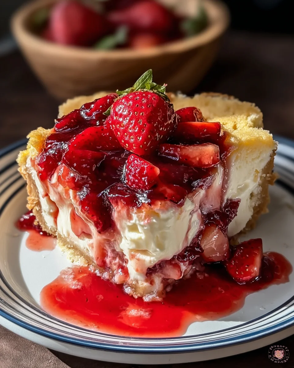 Strawberry Cheesecake Dump Cake 20 Strawberry Cheesecake Dump Cake