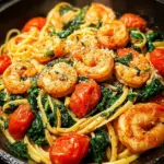 Tomato Spinach Shrimp Pasta 24 Tomato Spinach Shrimp Pasta