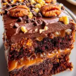 Turtle Caramel Cake 25 Turtle Caramel Cake