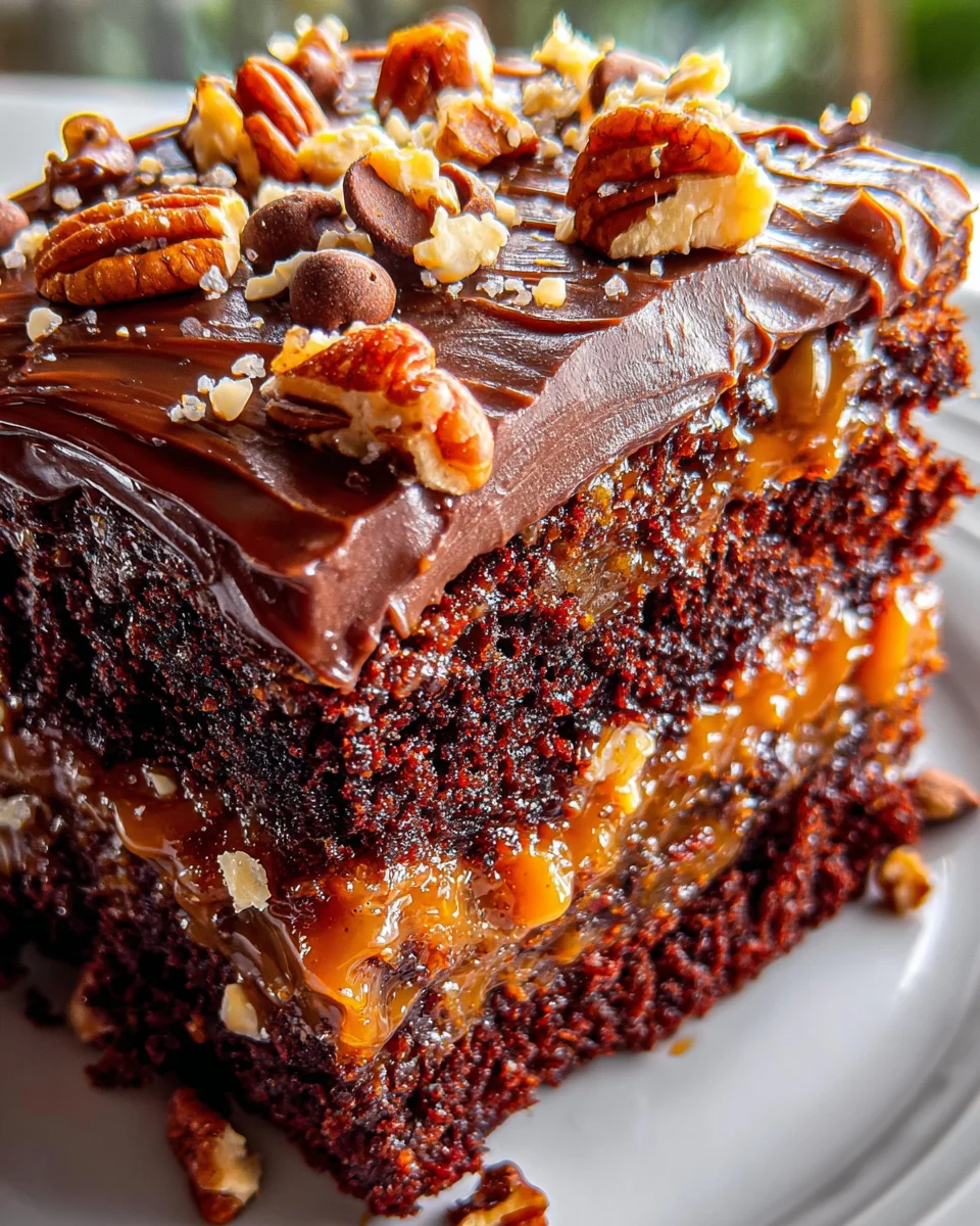 Turtle Caramel Cake 24 Turtle