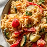 Vegan Pasta Primavera with Creamy Garlic Cashew Sauce 24 Vegan Pasta Primavera with Creamy Garlic Cashew Sauce