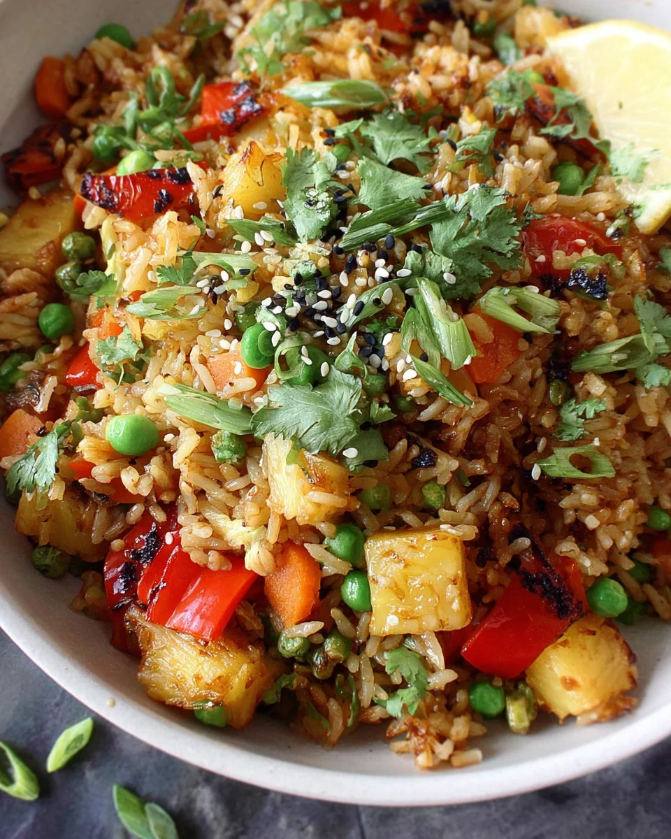 Vegan Pineapple Fried Rice