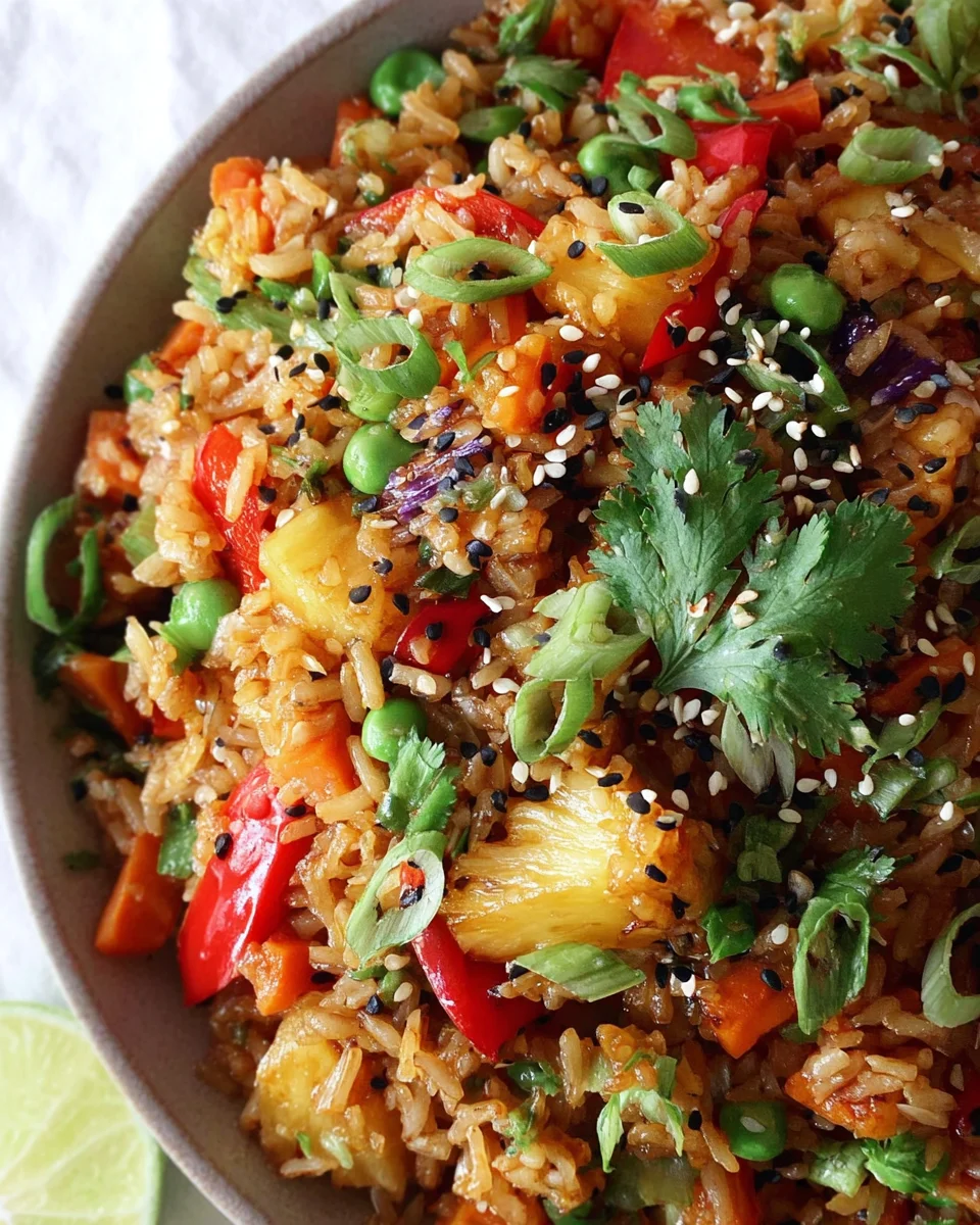 Vegan Pineapple Fried Rice 23 Vegan