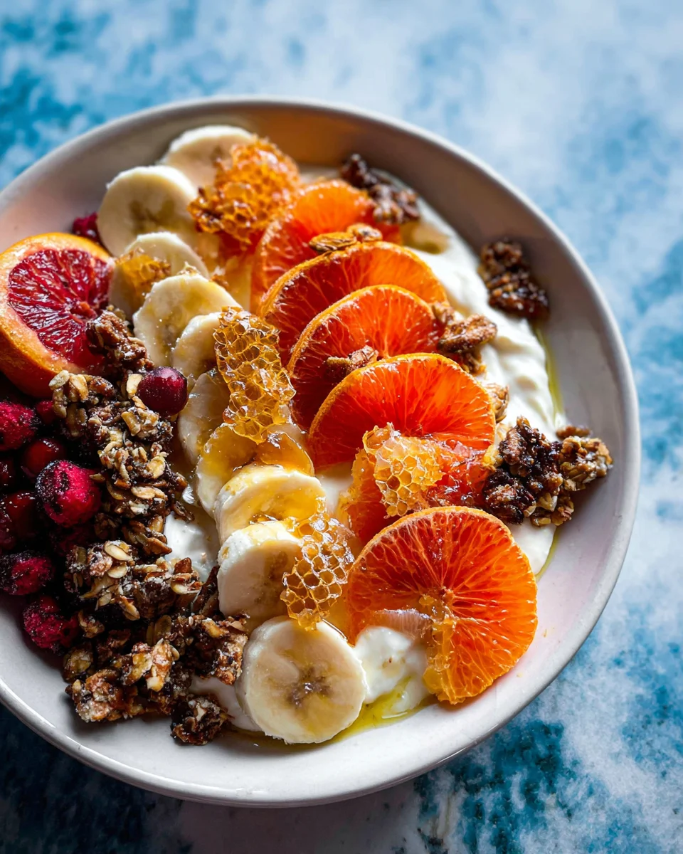 Winter Citrus Ricotta Breakfast Bowl with Honeycomb 17 Winter