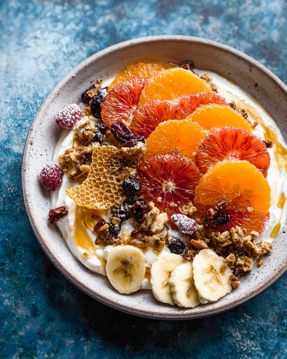 Winter Citrus Ricotta Breakfast Bowl with Honeycomb 18 Winter